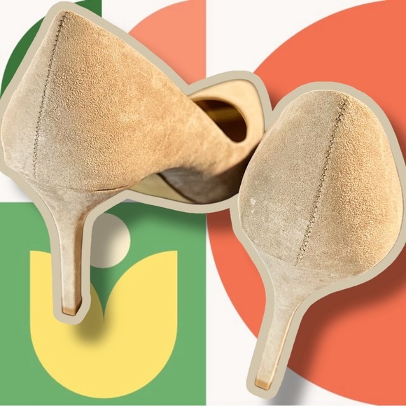 NWOT G.I.L.I. ‘Novelty Jill’ Pointed-Toe Pumps in “Mink Microsuede” Size 11 - Picture 6 of 13